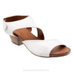 FT66325 Bueno Footwear Lizzie Women White Heels