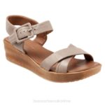 FT66329 Bueno Footwear Manny Women Grey Heels