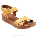 FT66331 Bueno Footwear Manny Women Mustard Heels