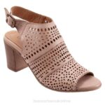 FT66332 Bueno Footwear Upton Women Pale Pink Heels