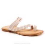 FT66347 Bueno Footwear Val Women Light Grey Sandals