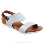 FT66353 Bueno Footwear Fara Women Powder Blue Sandals