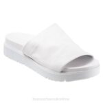 FT66363 Bueno Footwear Splash Women White Sandals