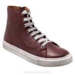 FT66383 Bueno Footwear Riley Women Merlot Sneakers