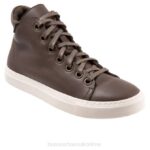 FT66386 Bueno Footwear Risky Women Brown Khaki Sneakers