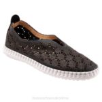 FT66397 Bueno Footwear Daisy Women Black Sneakers