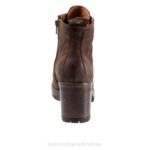 FT6640 Bueno Footwear Felix Women Brown Nubuck Boots - Image 3
