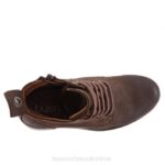 FT6640 Bueno Footwear Felix Women Brown Nubuck Boots - Image 4