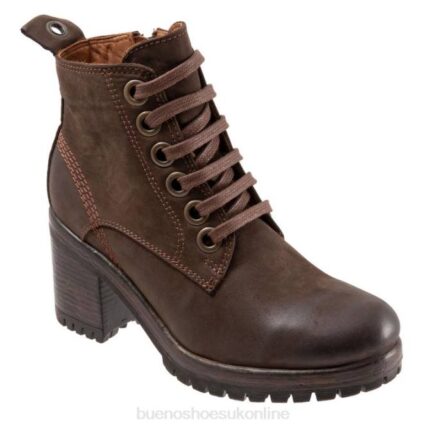 FT6640 Bueno Footwear Felix Women Brown Nubuck Boots