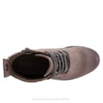 FT6641 Bueno Footwear Felix Women Grey Nubuck Boots - Image 4