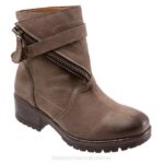 FT6644 Bueno Footwear Fast Women Taupe Nubuck Boots
