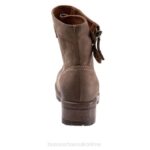 FT6644 Bueno Footwear Fast Women Taupe Nubuck Boots - Image 3