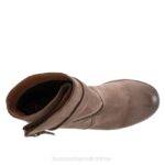 FT6644 Bueno Footwear Fast Women Taupe Nubuck Boots - Image 4