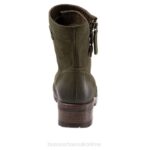 FT6645 Bueno Footwear Fast Women Old Khaki Nubuck Boots - Image 3