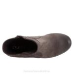FT6646 Bueno Footwear Forge Women Grey Nubuck Boots - Image 4