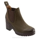 FT6650 Bueno Footwear Flight Women Army Green Nubuck Boots