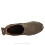 FT6650 Bueno Footwear Flight Women Army Green Nubuck Boots - Image 4