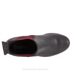 FT6653 Bueno Footwear Flight Women Black Bordeaux Boots - Image 4