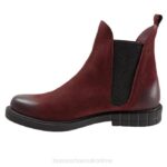 FT6658 Bueno Footwear Oak Women Dark Red Nubuck Boots - Image 2