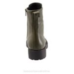 FT665 Bueno Footwear Destine Women Green Khaki Boots - Image 3