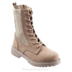 FT6662 Bueno Footwear Stella Women Taupe Nubuck Boots