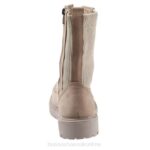 FT6662 Bueno Footwear Stella Women Taupe Nubuck Boots - Image 3