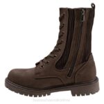 FT6663 Bueno Footwear Stella Women Brown Nubuck Boots - Image 2
