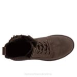 FT6663 Bueno Footwear Stella Women Brown Nubuck Boots - Image 4