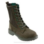 FT6664 Bueno Footwear Stella Women Army Green Nubuck Boots