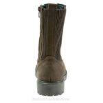 FT6664 Bueno Footwear Stella Women Army Green Nubuck Boots - Image 3