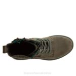 FT6664 Bueno Footwear Stella Women Army Green Nubuck Boots - Image 4