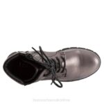 FT6665 Bueno Footwear Rage Women Steel Metallic Boots - Image 4