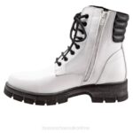FT6667 Bueno Footwear Rage Women White Boots - Image 2