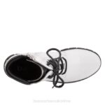 FT6667 Bueno Footwear Rage Women White Boots - Image 4