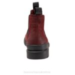 FT6673 Bueno Footwear Easy Women Dark Red Nubuck Boots - Image 3