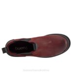 FT6673 Bueno Footwear Easy Women Dark Red Nubuck Boots - Image 4