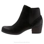 FT6674 Bueno Footwear Keri Women Black Nubuck Boots - Image 2
