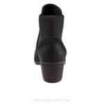 FT6674 Bueno Footwear Keri Women Black Nubuck Boots - Image 3