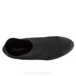 FT6674 Bueno Footwear Keri Women Black Nubuck Boots - Image 4