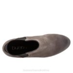 FT6675 Bueno Footwear Keri Women Grey Nubuck Boots - Image 4