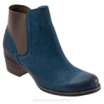 FT6676 Bueno Footwear Keri Women Blue Nubuck Boots