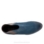 FT6676 Bueno Footwear Keri Women Blue Nubuck Boots - Image 4