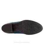 FT6676 Bueno Footwear Keri Women Blue Nubuck Boots - Image 5