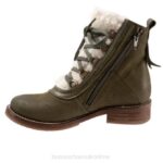 FT6677 Bueno Footwear Teddy Women Khaki Nubuck Boots - Image 2