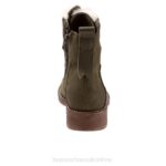 FT6677 Bueno Footwear Teddy Women Khaki Nubuck Boots - Image 3