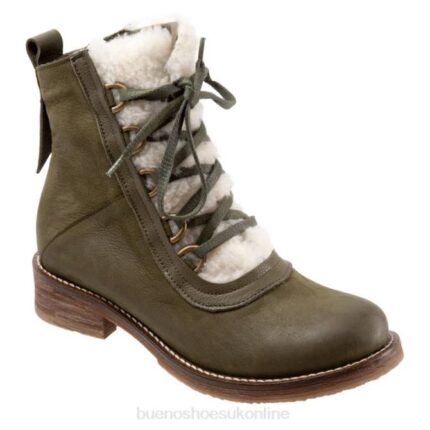 FT6677 Bueno Footwear Teddy Women Khaki Nubuck Boots