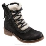 FT6678 Bueno Footwear Teddy Women Black Nubuck Boots