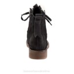FT6678 Bueno Footwear Teddy Women Black Nubuck Boots - Image 3