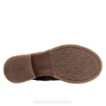 FT6678 Bueno Footwear Teddy Women Black Nubuck Boots - Image 5