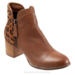 FT667 Bueno Footwear Jenna Women Walnut Leopard Boots